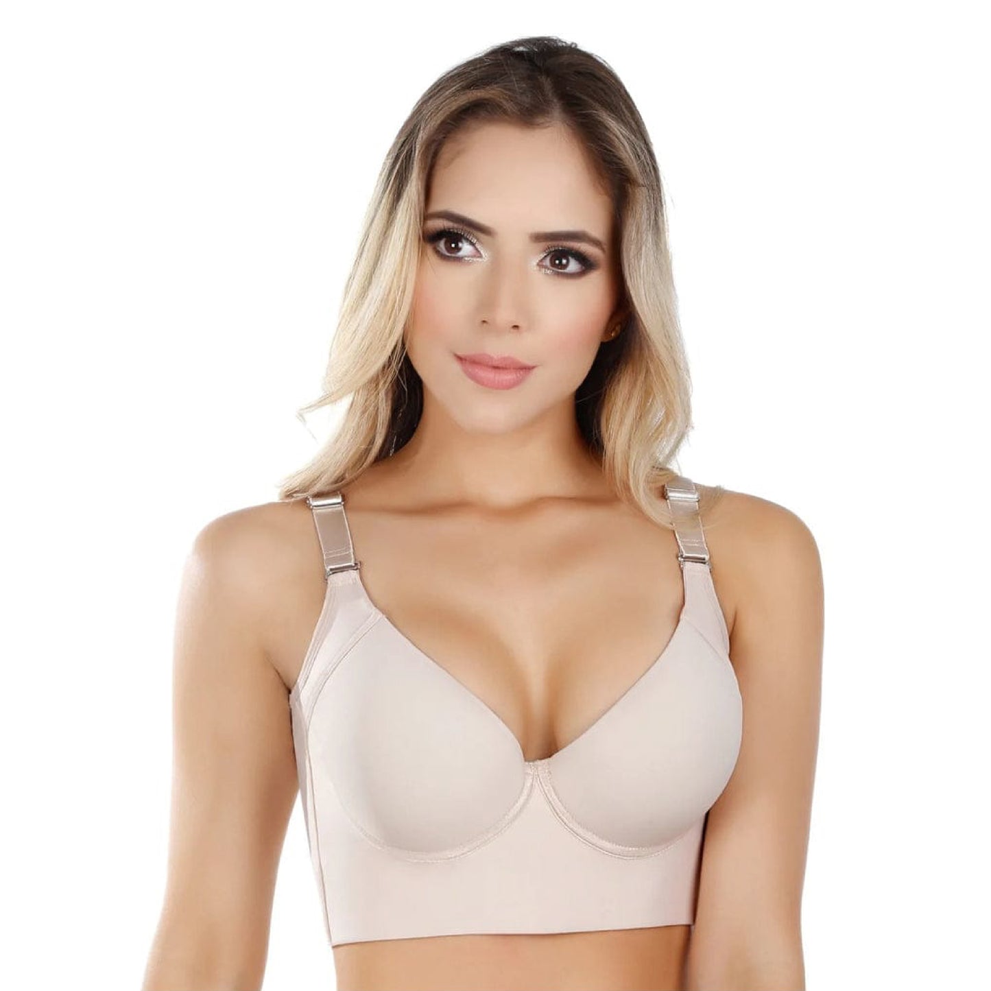 Brassier Sujetador - Brassier Colombiano Soporte y Compresión alta Moldea-T 8532