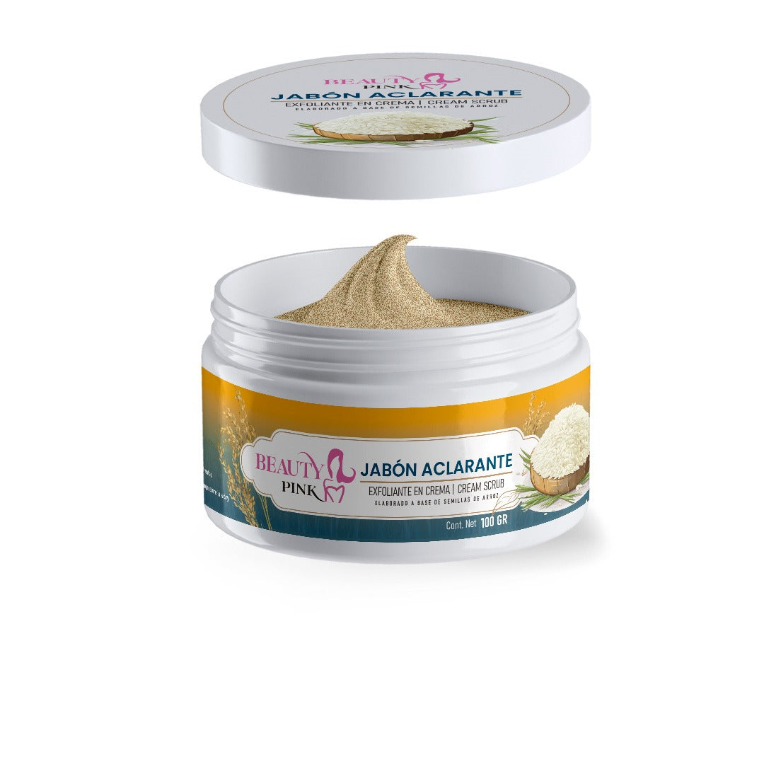 Jabón Aclarante De Arroz (Exfoliante en Crema)