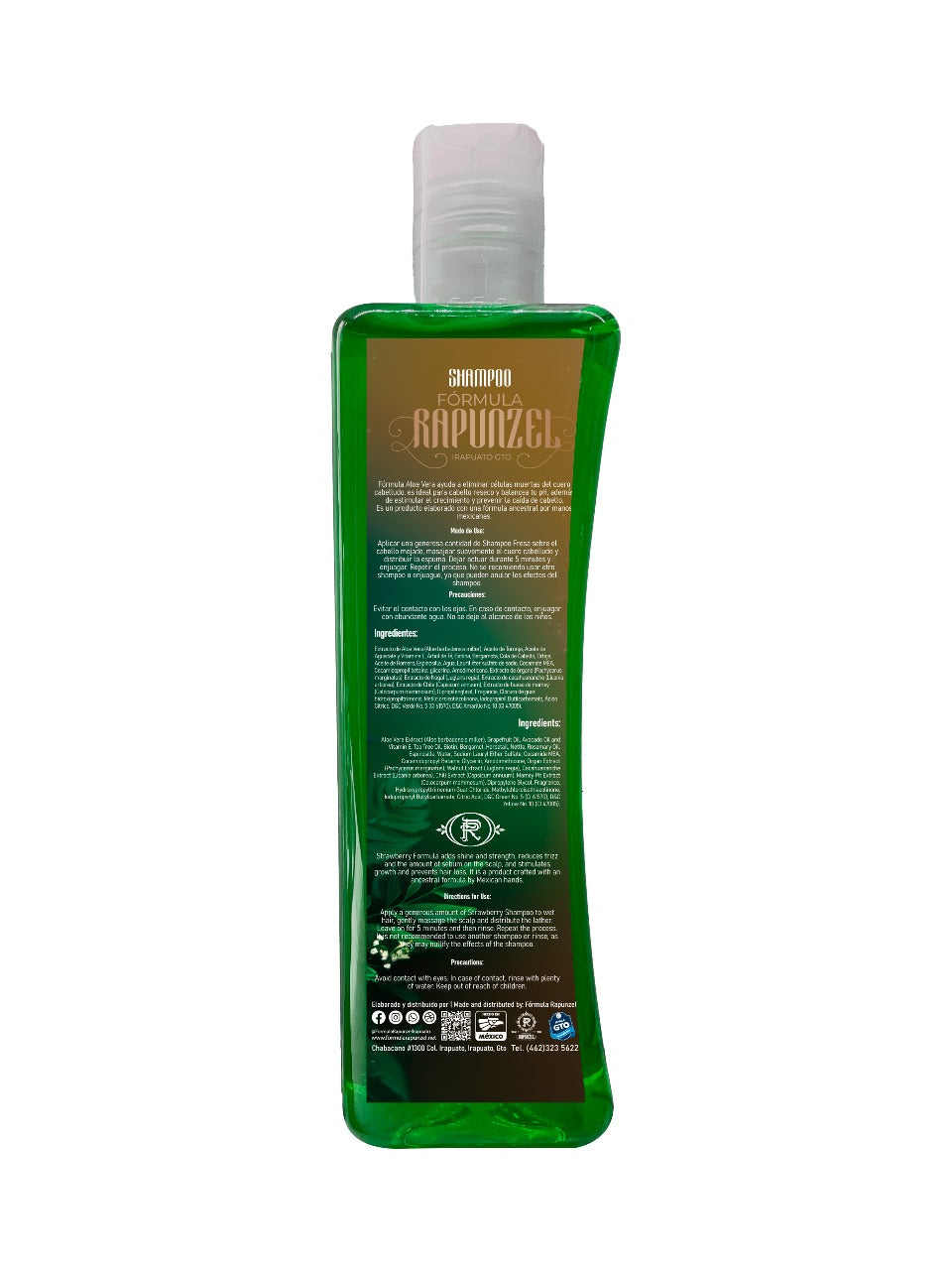Shampoo Rapunzel Fórmula Aloe Vera