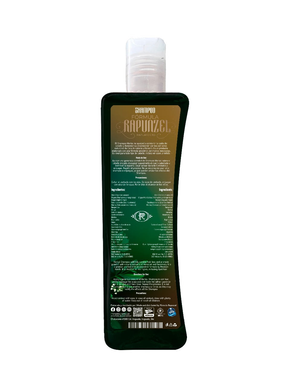 Shampoo Fórmula Herbal Rapunzel