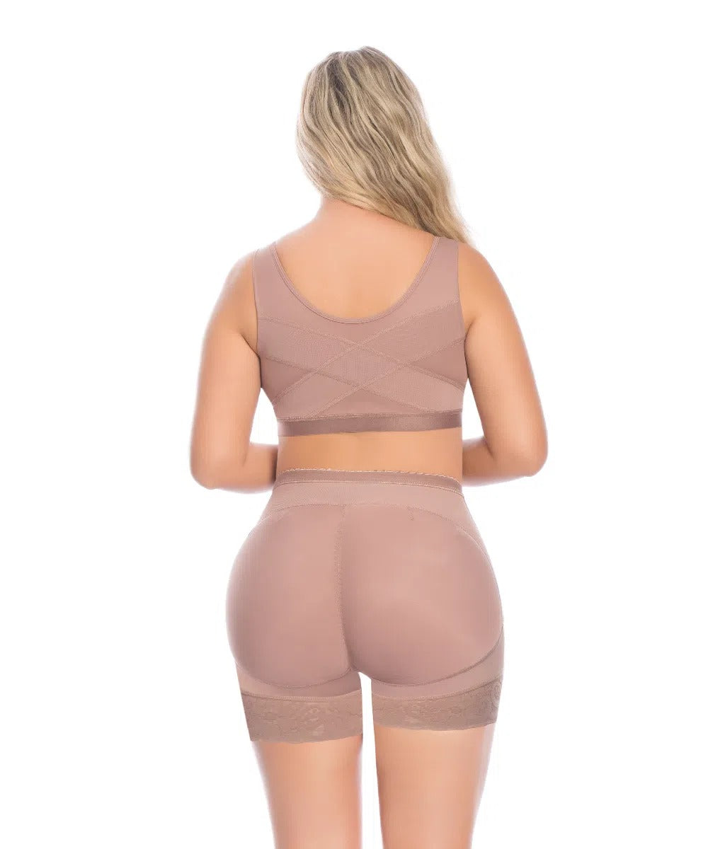 Faja Short Jlo - Faja Colombiana Short corto Ultra Realce de Glúteos 09227