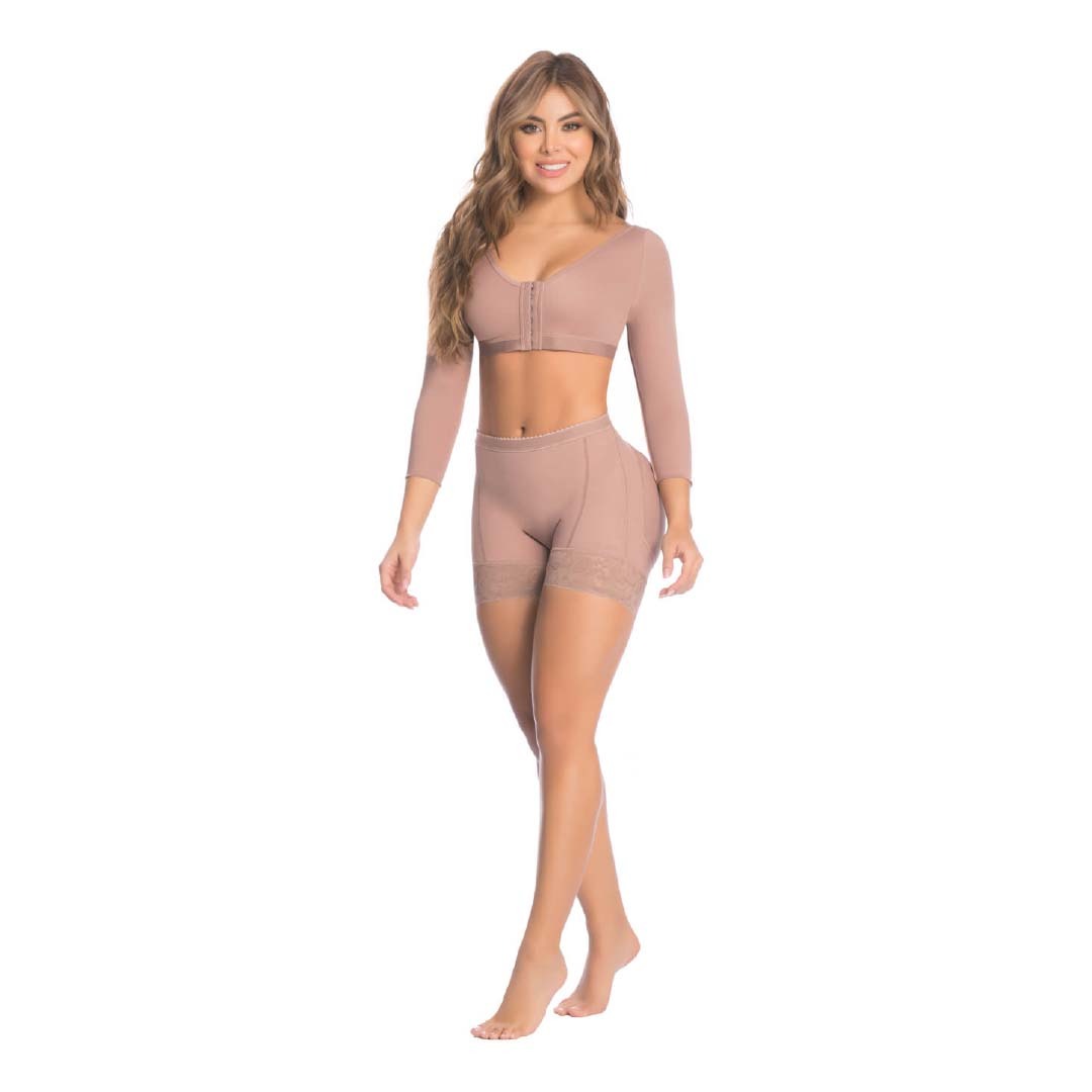 Faja Short Jlo - Faja Colombiana Short corto Ultra Realce de Glúteos 09227