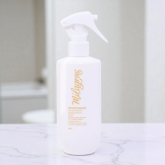 Desenredante Milagros Termoprotector Multibeneficios Gold – Brillo, Suavidad y Protección Premium