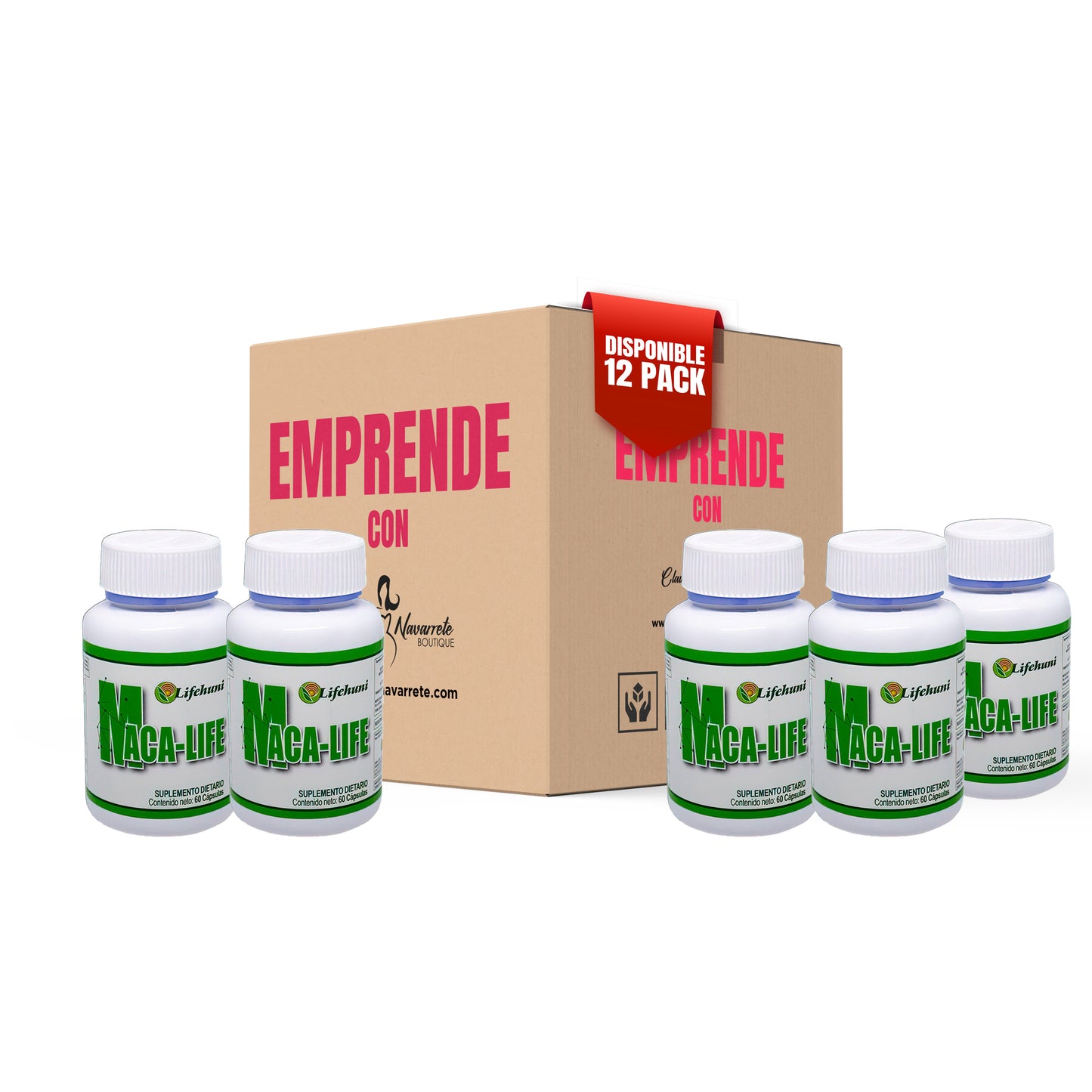 Mayoreo MACA-LIFE 60 CAPSULAS Lifehuni