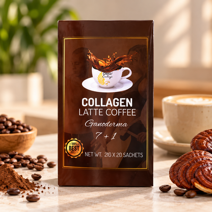 PACK ESPECIAL 5X$100 | Collagen Latte Slim Coffee 7+1 – Ganoderma