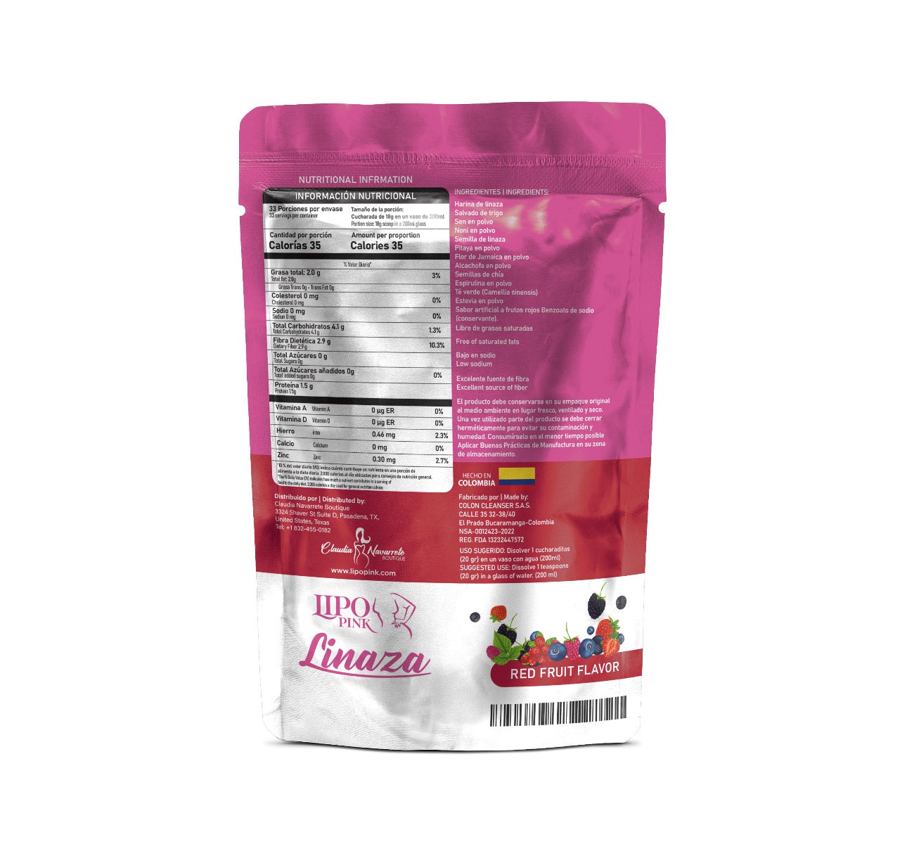 Linaza Lipo pink