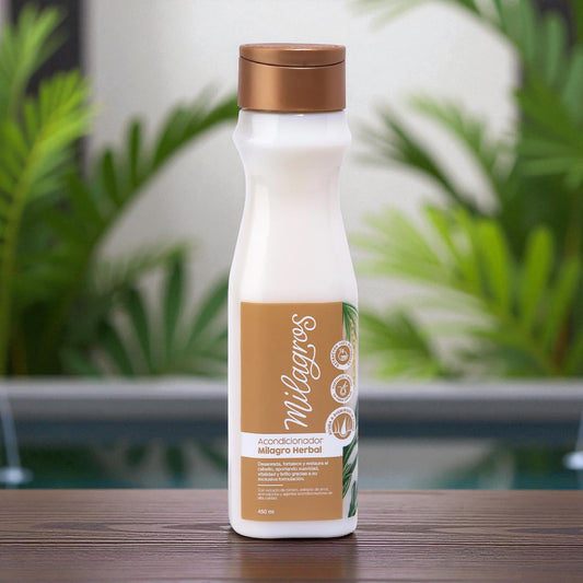 Acondicionador Milagros Herbal – Fortalece, Nutre y Recupera tu Cabello Dañado
