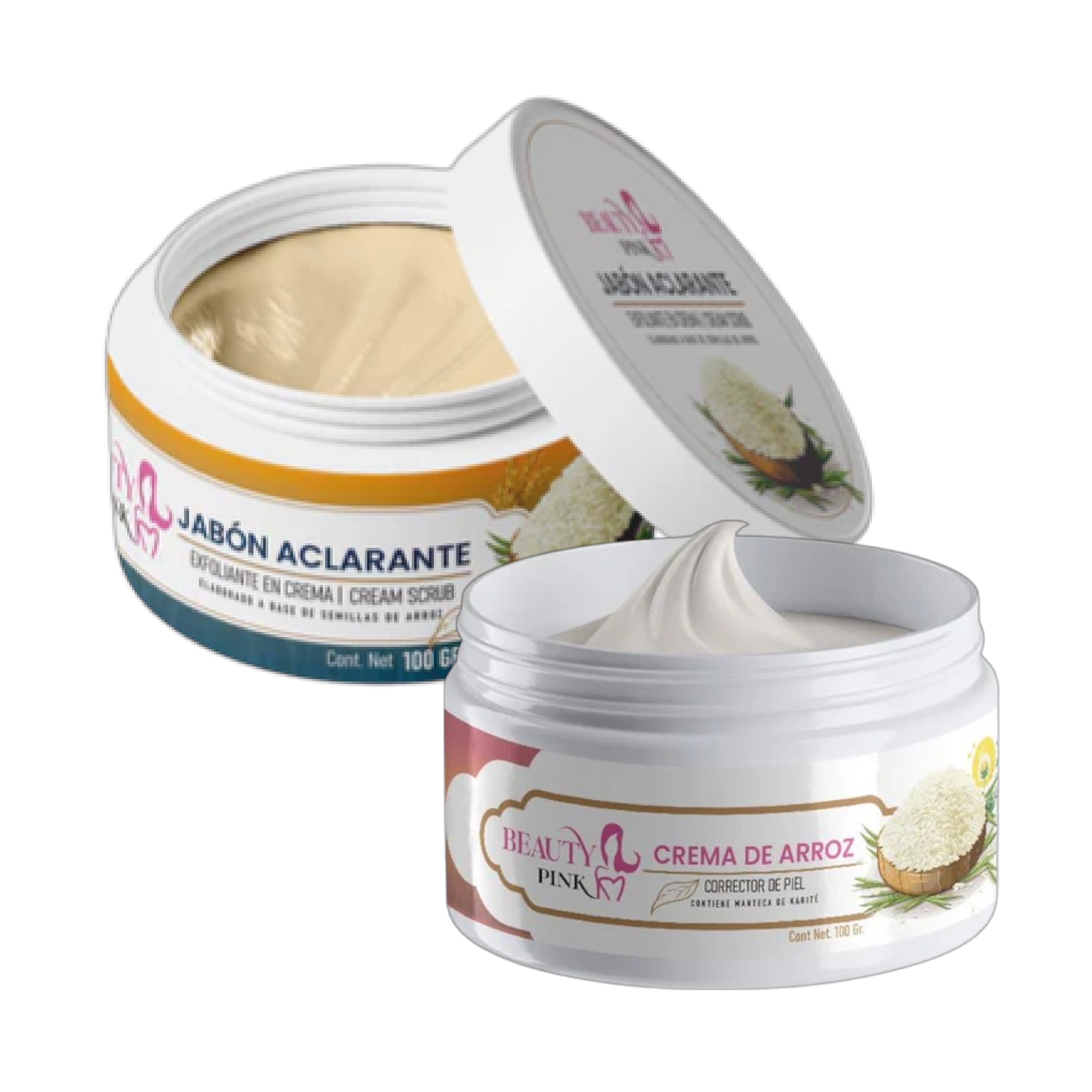 Kit Aclarante Claudia Navarrete – Jabón Aclarante + Crema de Arroz