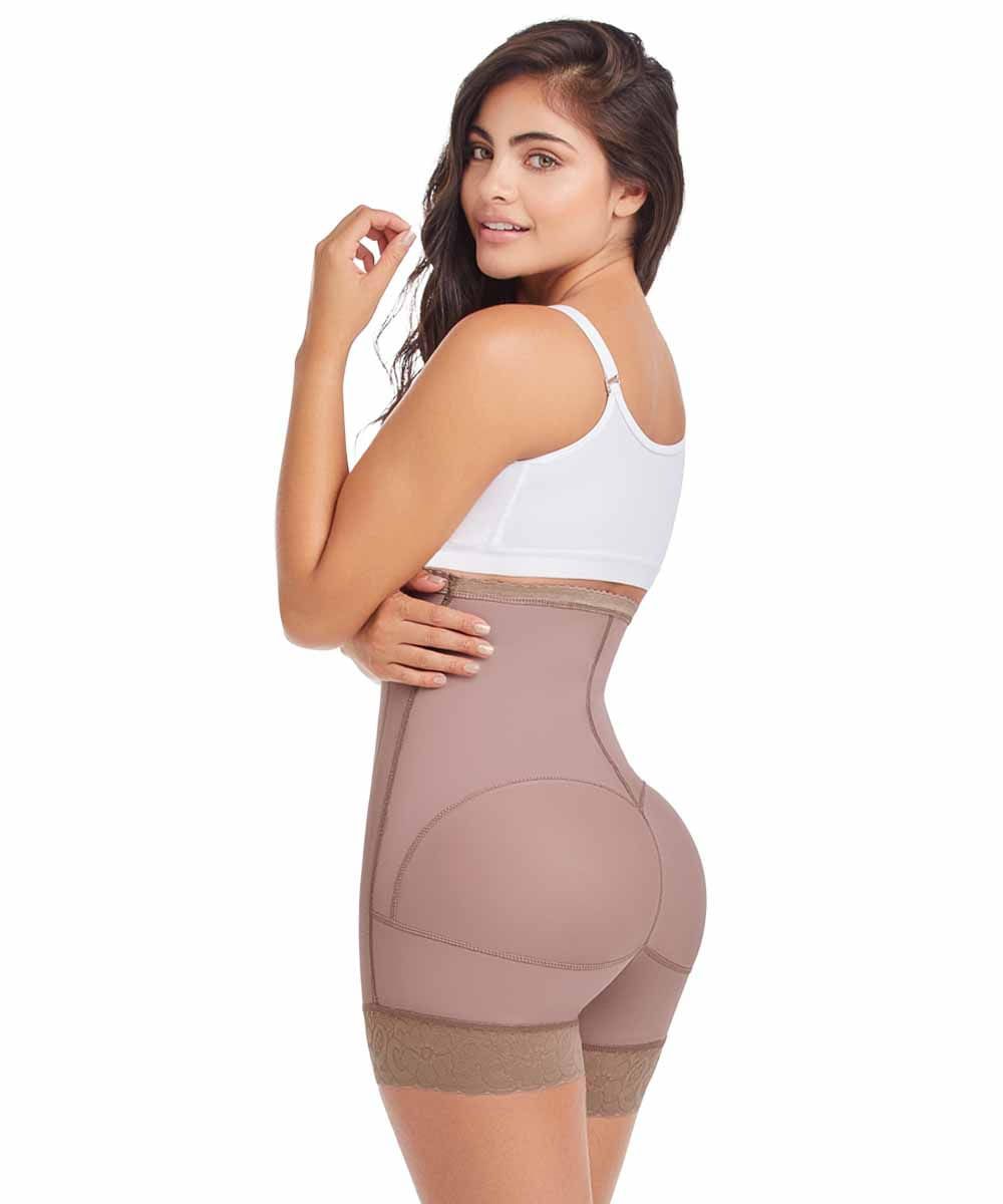 Faja Short La Zazueta - Faja Colombiana Short con Control de Abdomen Moldea-T 09197