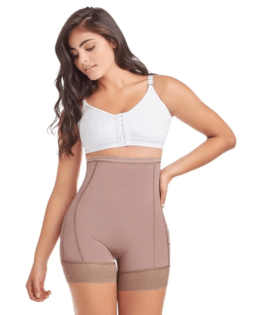 Faja Short La Zazueta - Faja Colombiana Short con Control de Abdomen Moldea-T 09197