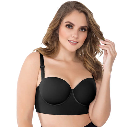 Brassier Strapless - Brassier Colombiano Tirantes ajustables y removibles Moldea-T